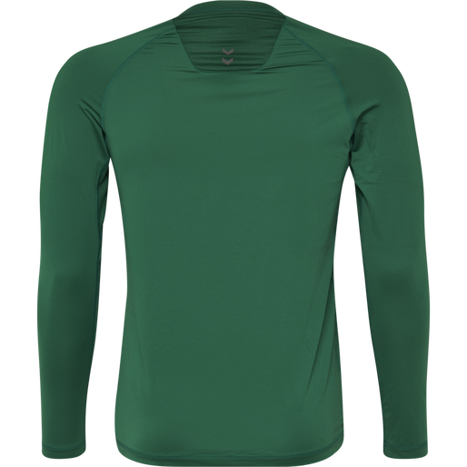 HUMMEL FIRST PERFORMANCE JERSEY L/S, EVERGREEN, packshot