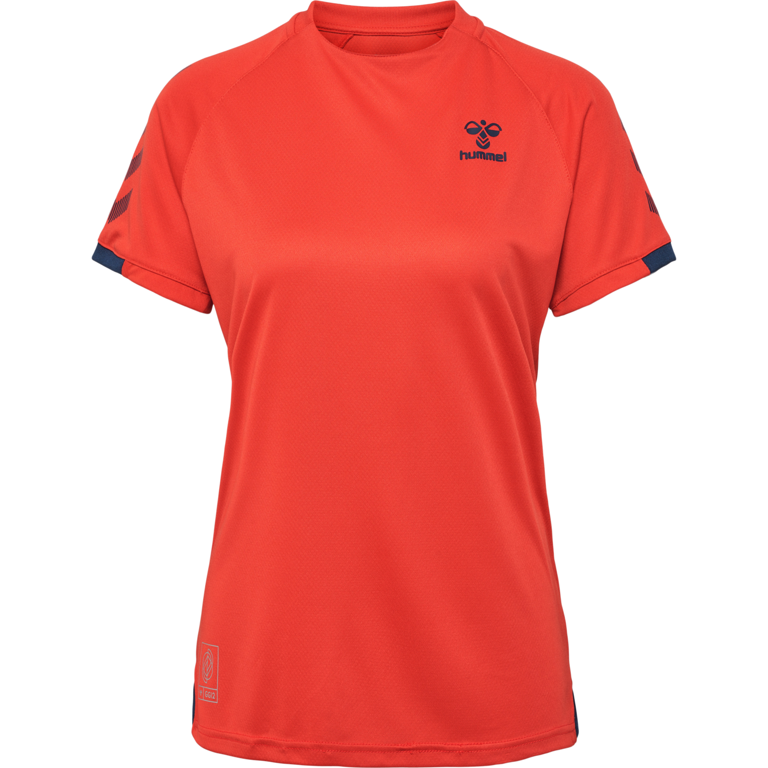 hmlGG12 ACTION JERSEY S/S WOMAN, AURA ORANGE, packshot