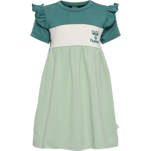 hmlTALYA DRESS S/S, SILT GREEN, packshot