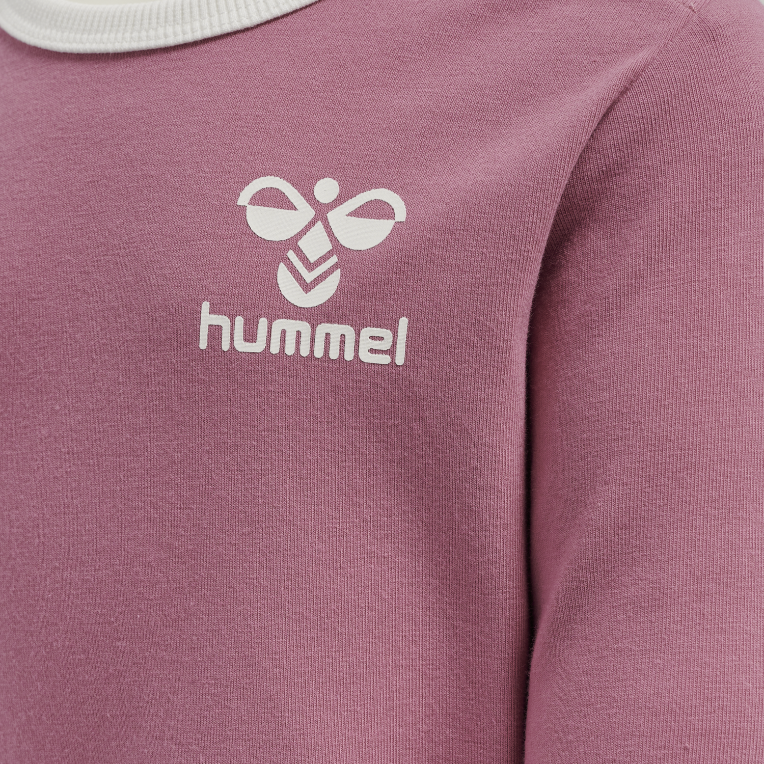 hmlMAULE T-SHIRT L/S, HEATHER ROSE, packshot