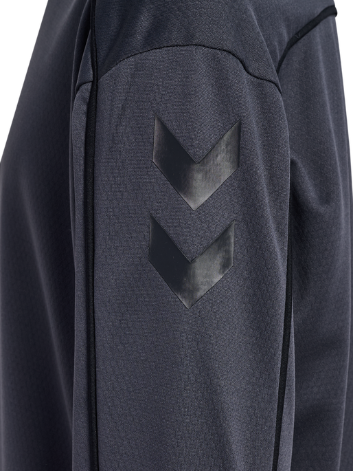 hmlJR T-SHIRT L/S, EBONY hmlJR T-SHIRT L/S, EBONY, packshot