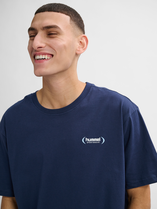 hummel FELIX LOOSE TEE - DRESS BLUES | hummelsport.de