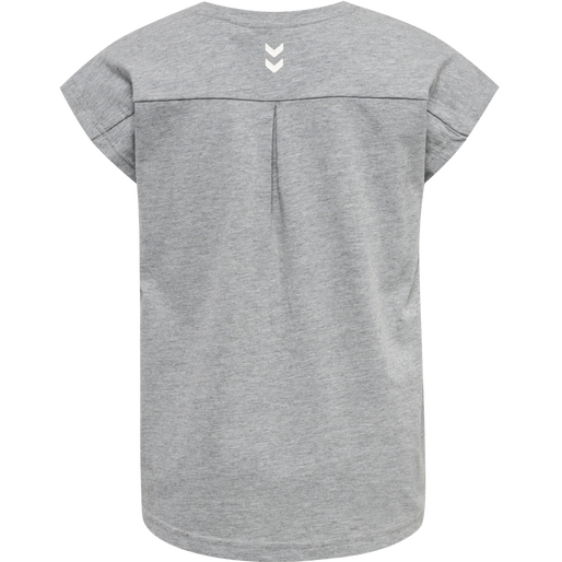 hmlPRIMA BEE T-SHIRT S/S, GREY MELANGE, packshot