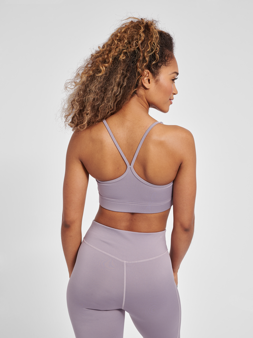 hummel MT CHIPO PADDED SPORTS BRA - MINIMAL GRAY