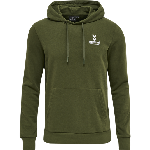 hmlOSCAR HOODIE, RIFLE GREEN, packshot