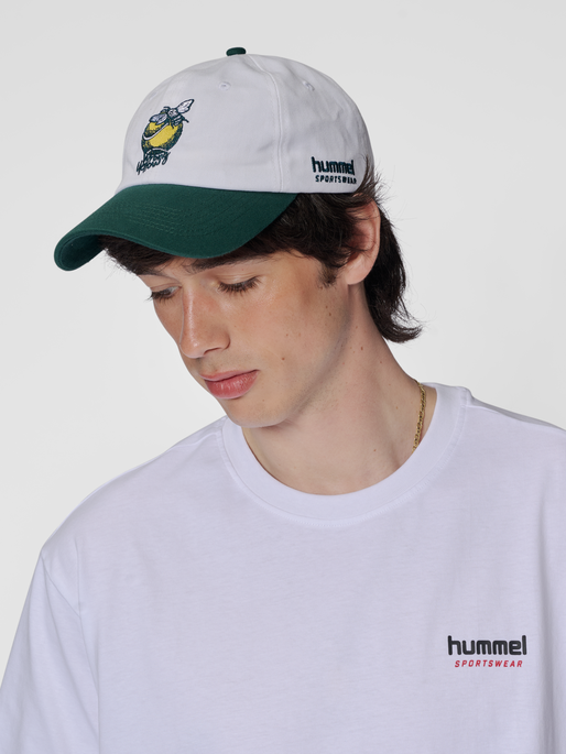 hmlBASEBALL CAP WRONG YELLOW, WHITE, model