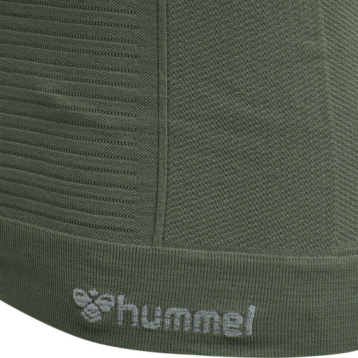 hmlSTROKE SEAMLESS T-SHIRT, THYME hmlSTROKE SEAMLESS T-SHIRT, THYME, packshot