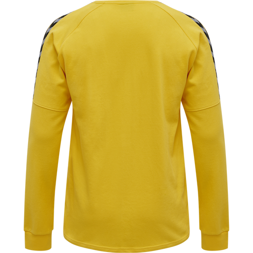 hmlAUTHENTIC TRAINING SWEAT, SPORTS YELLOW, packshot