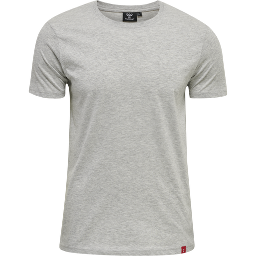 hmlLEGACY 2-PACK T-SHIRT, GREY MELANGE/BLUE NIGHTS hmlLEGACY 2-PACK T-SHIRT, GREY MELANGE/BLUE NIGHTS, packshot