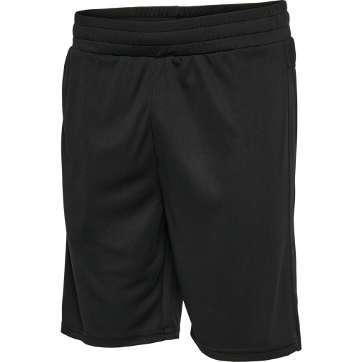 hmlTE FLEX MESH SHORTS, BLACK hmlTE FLEX MESH SHORTS, BLACK, packshot