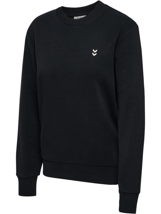 hmlPULSE W SWEAT CREWNECK, BLACK hmlPULSE W SWEAT CREWNECK, BLACK, packshot