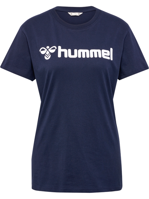 hmlGO 2.0 LOGO T-SHIRT S/S WOMAN, MARINE, packshot