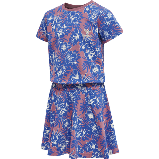 hmlFLOWER DRESS S/S, HEATHER ROSE, packshot