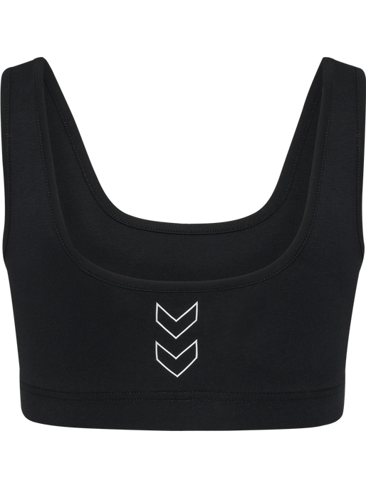 hmlELEMENTAL COTTON SPORTS TOP, BLACK hmlELEMENTAL COTTON SPORTS TOP, BLACK, packshot