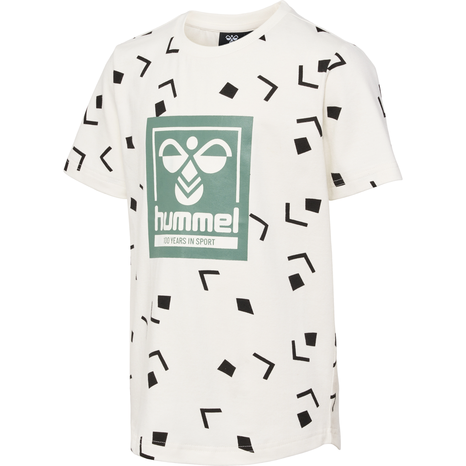 hmlELI T-SHIRT S/S, MARSHMALLOW, packshot