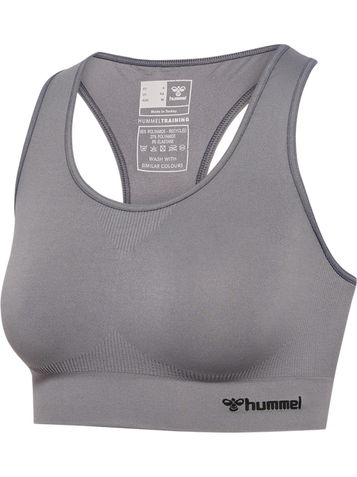 hmlTIF SEAMLESS SPORTS TOP, QUIET SHADE, packshot