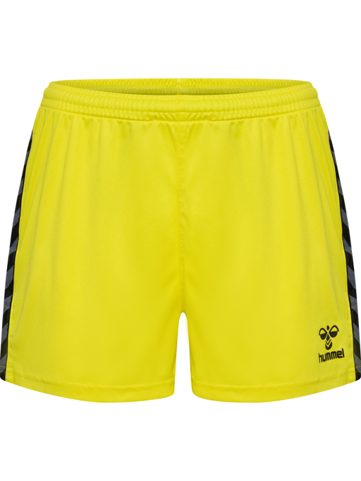 hmlAUTHENTIC PL SHORTS WOMAN, BLAZING YELLOW, packshot
