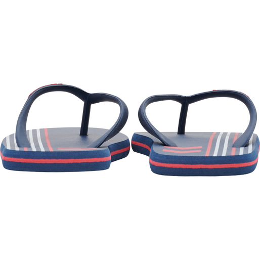 MULTI STRIPE FLIP FLOP, BLACK IRIS/FLAME SCARLET, packshot