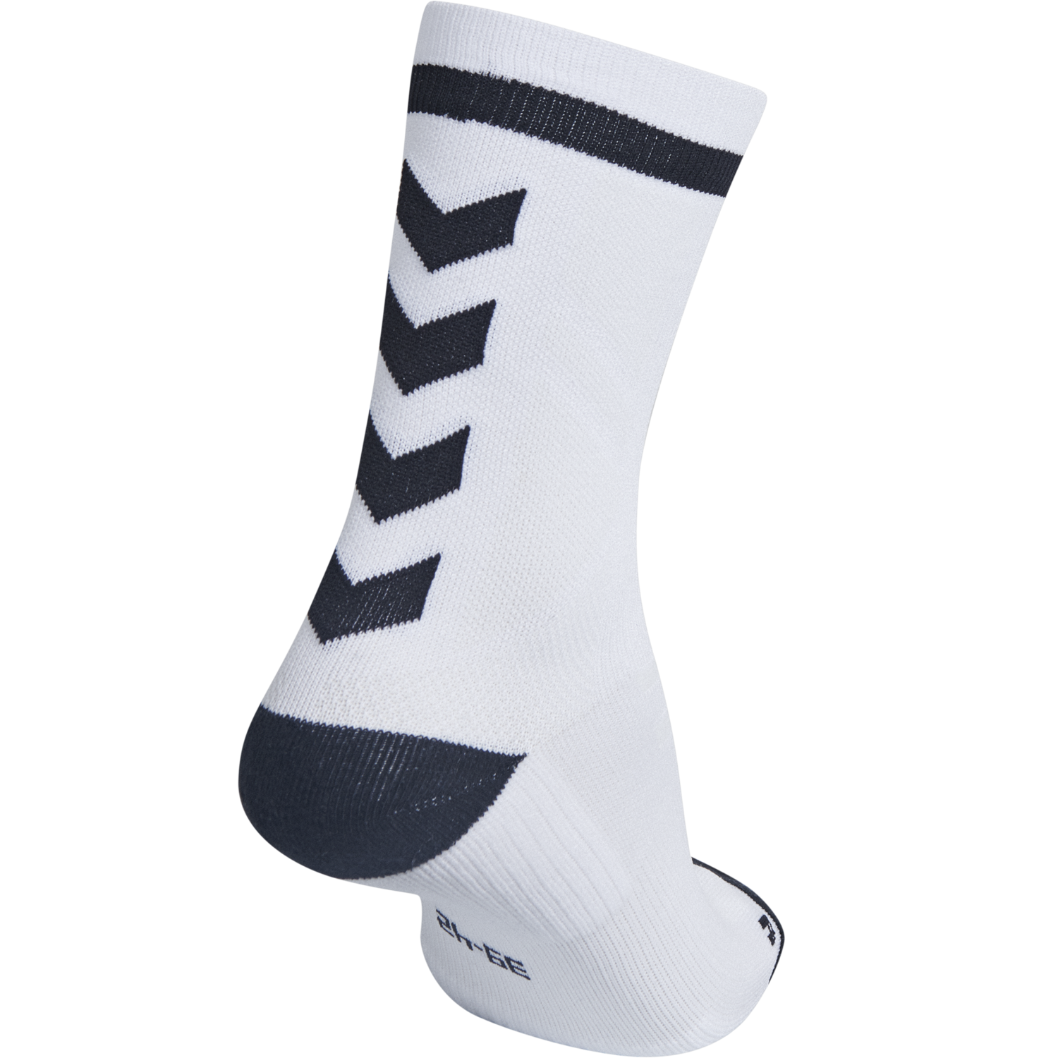 Hummel Elite Indoor Sock Low Sportsocken Socken Weiß/Schwarz 204043-9124 