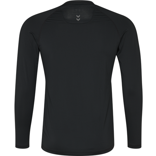 HUMMEL FIRST PERFORMANCE KIDS JERSEY L/S, BLACK, packshot