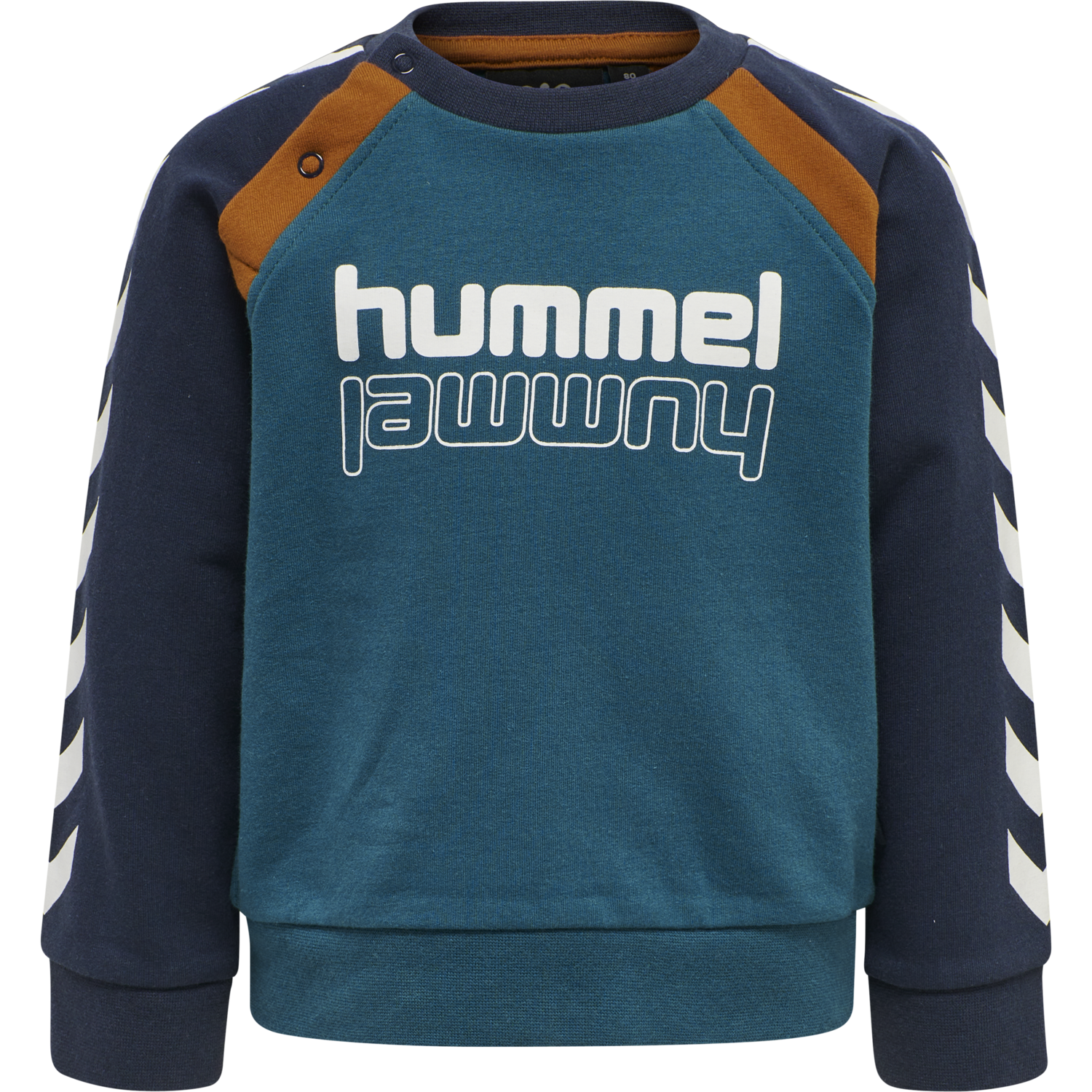 hmlXANDER SWEATSHIRT, BLUE CORAL, packshot