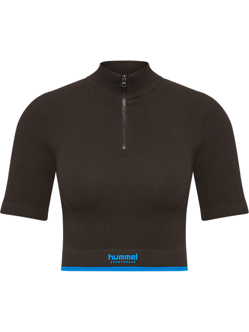 hmlKNITTED WOMENS ZIP TOP, AFTER DARK hmlKNITTED WOMENS ZIP TOP, AFTER DARK, packshot