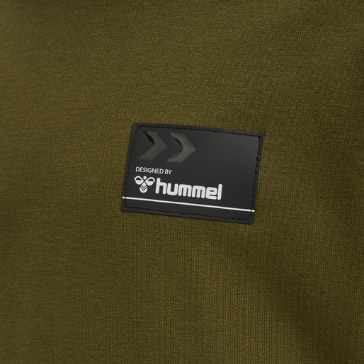 hmlEDWARD SWEATSHIRT, DARK OLIVE hmlEDWARD SWEATSHIRT, DARK OLIVE, packshot