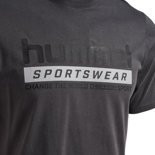hmlLGC CARSON T-SHIRT, BLACKENED PEARL, packshot