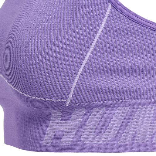 hmlTE CHRISTEL SEAMLESS SPORTS TOP, PAISLEY PURPLE, packshot