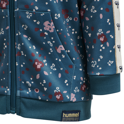 hmlFLORA ZIP JACKET, BLUE CORAL, packshot