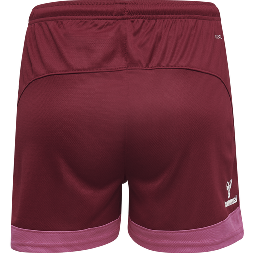 hmlLEAD WOMENS POLY SHORTS, BIKING RED, packshot