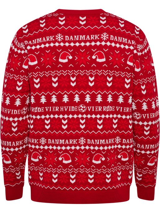 DBU FAN 25 CHRISTMAS SWEATER, TANGO RED, packshot