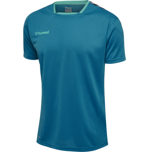 hmlAUTHENTIC KIDS POLY JERSEY S/S, CELESTIAL, packshot