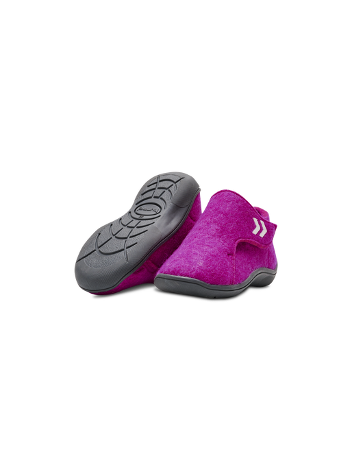 WOOL SLIPPER INFANT  , PINK FLAMBÈ, packshot