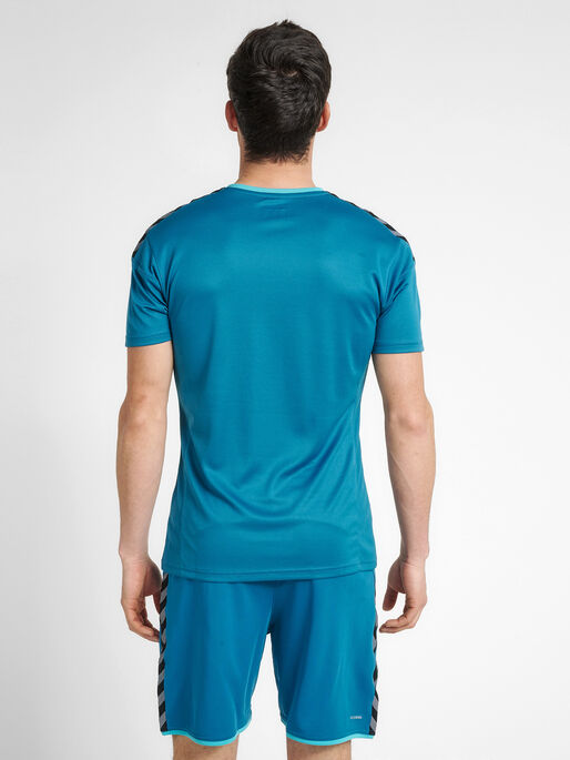 hmlAUTHENTIC POLY JERSEY S/S, CELESTIAL, model