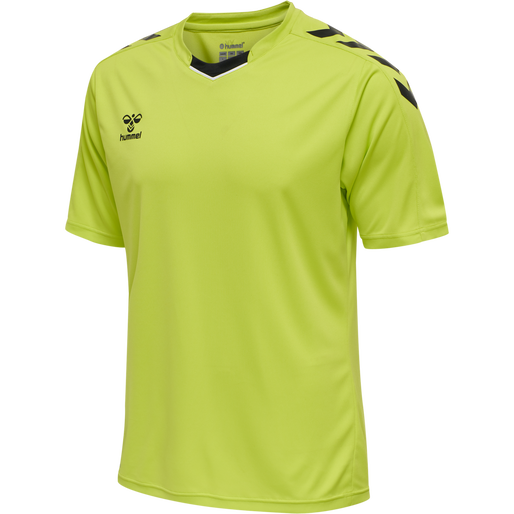 hmlCORE XK POLY JERSEY S/S, LIME POPSICLE, packshot