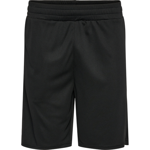 hmlTE FLEX MESH SHORTS, BLACK hmlTE FLEX MESH SHORTS, BLACK, packshot