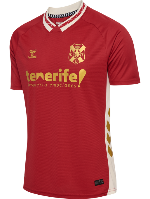 CDT 25/26 AWAY JERSEY S/S, SCARLET SMILE, packshot