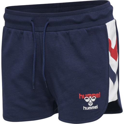 hmlIC DURBAN WOMAN SHORTS, PEACOAT, packshot