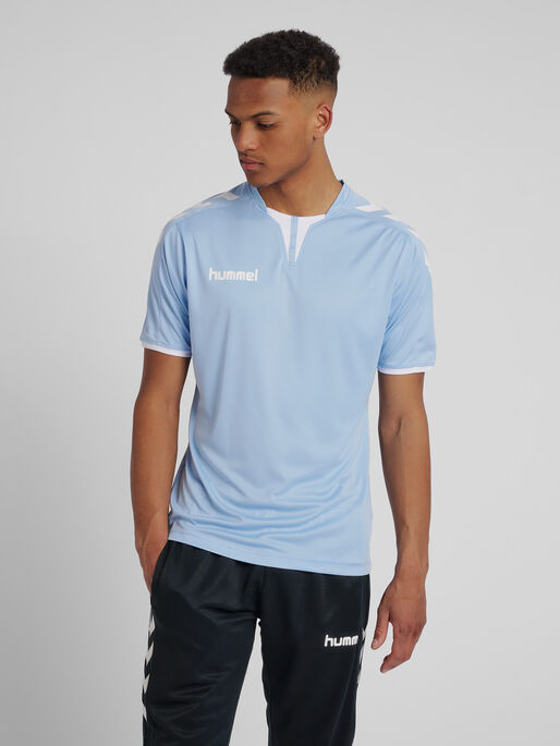CORE SS POLY JERSEY, ARGENTINA BLUE PR, model