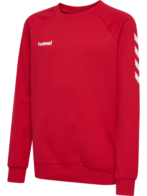 HMLGO KIDS COTTON SWEATSHIRT, TRUE RED, packshot