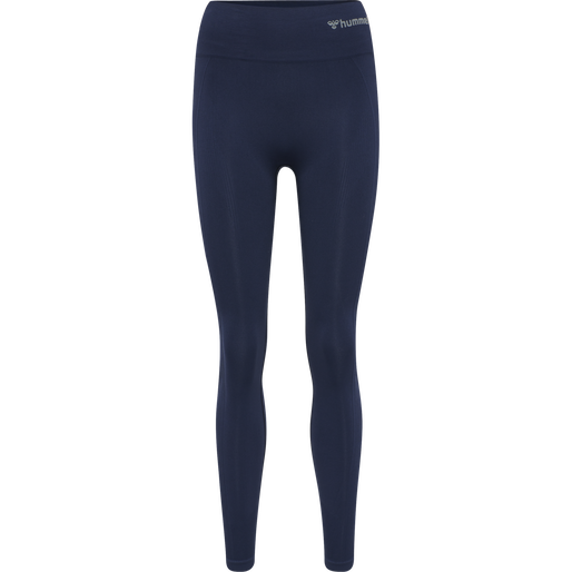 hmlTIF SEAMLESS HIGH WAIST TIGHTS, BLACK IRIS hmlTIF SEAMLESS HIGH WAIST TIGHTS, BLACK IRIS, packshot
