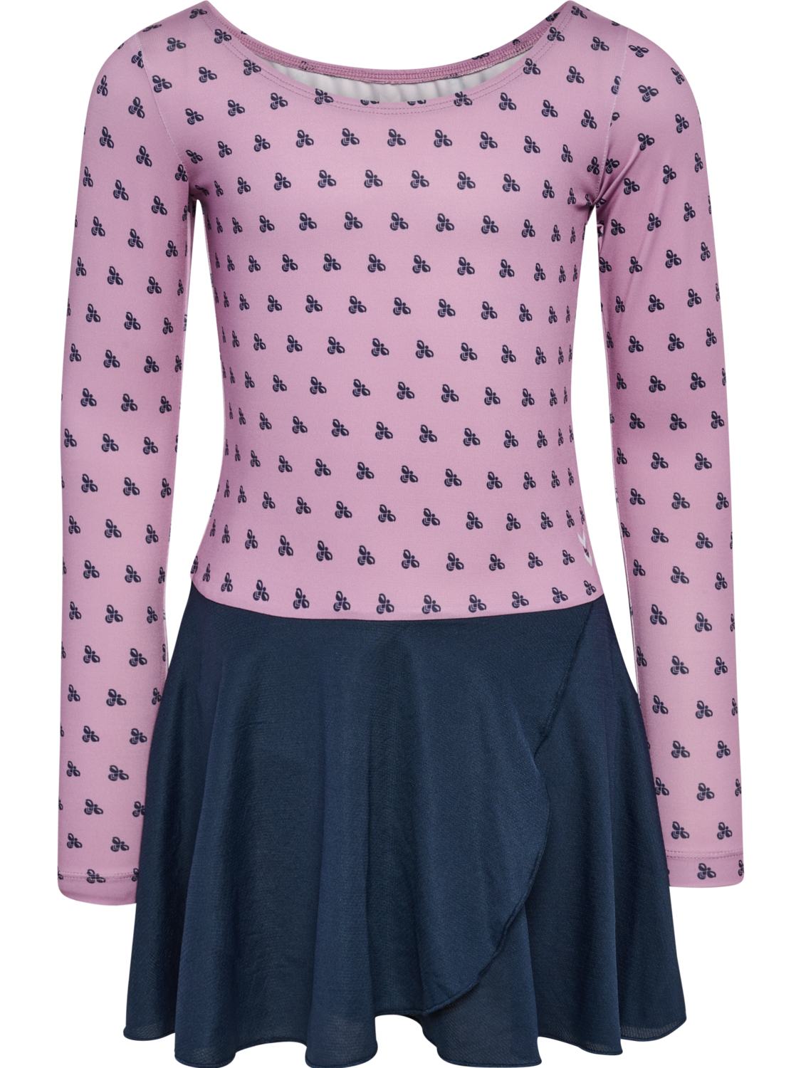 hmlJR MIX GYMSUIT L/S, LAVENDER MIST, packshot