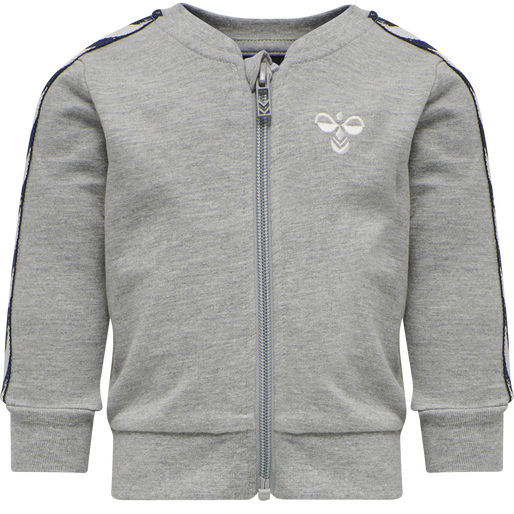 hmlBILLE TRACKSUIT, GREY MELANGE, packshot