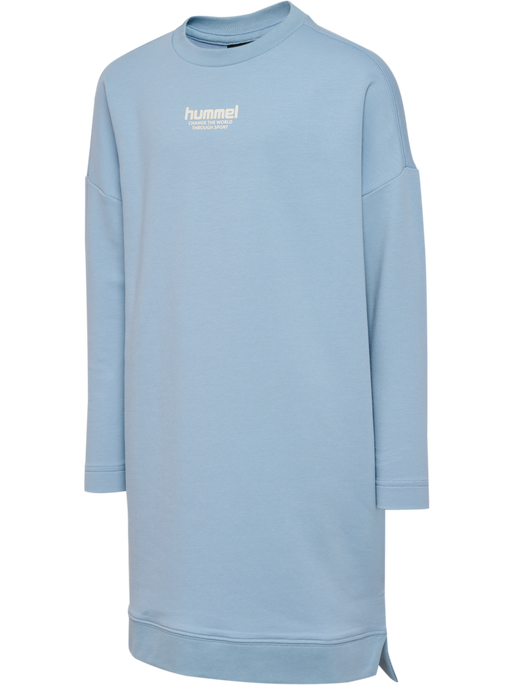 hmlZIPPI DRESS L/S, ASHLEY BLUE, packshot