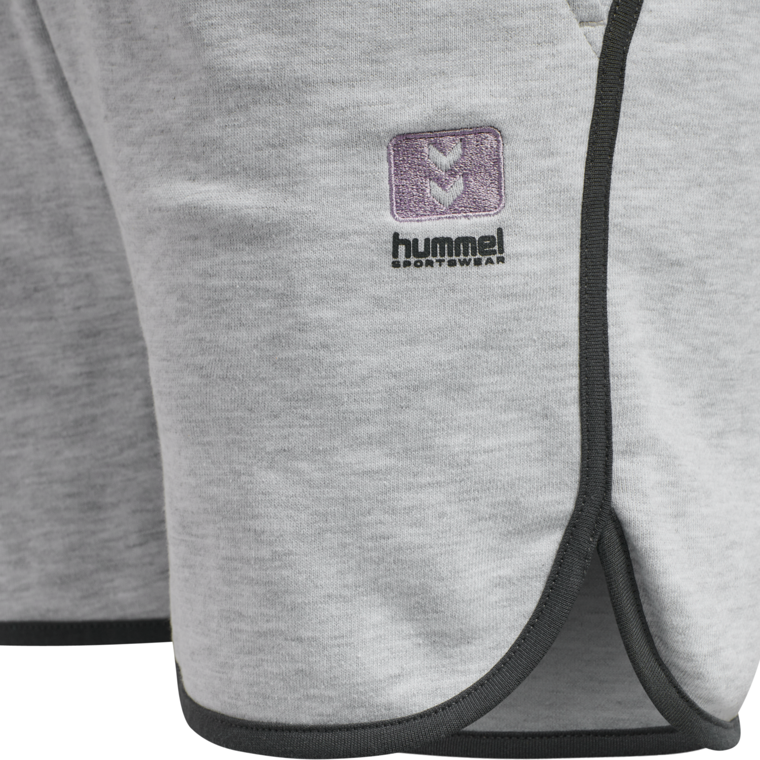 hmlLGC YOKO SHORTS, LIGHT GREY MELANGE, packshot