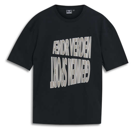 hmlGRAPHIC T-SHIRT, BLACK, packshot