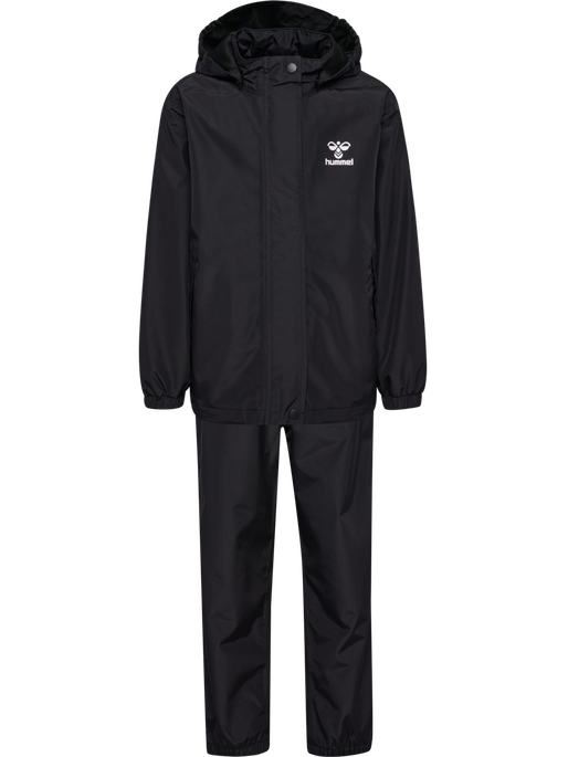 hmlNESSIE RAINSUIT, BLACK hmlNESSIE RAINSUIT, BLACK, packshot