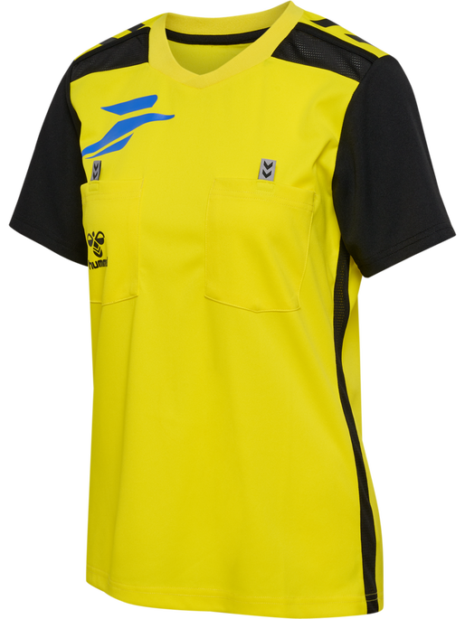 FFHB NEW REFEREE JERSEY S/S WO, BLAZING YELLOW W/O SPONSOR FFHB NEW REFEREE JERSEY S/S WO, BLAZING YELLOW W/O SPONSOR, packshot