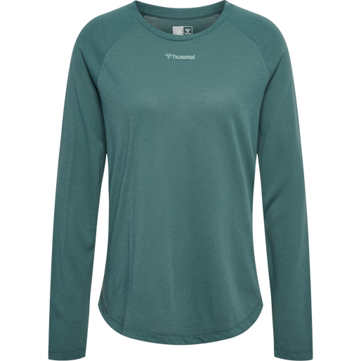 hmlMT VANJA T-SHIRT L/S, NORTH ATLANTIC, packshot